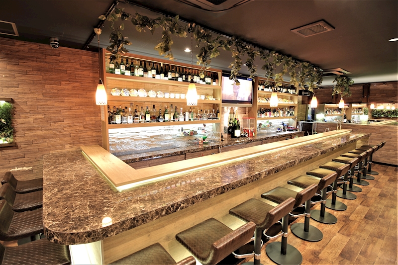 おしゃれなBARカウンター